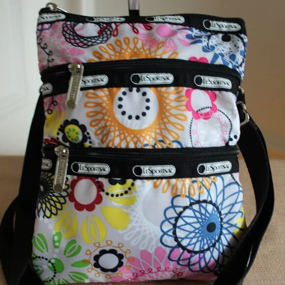 Lesportsac 3-Zip Crossbody w/Adjustable Strap - Picture 3 of 6